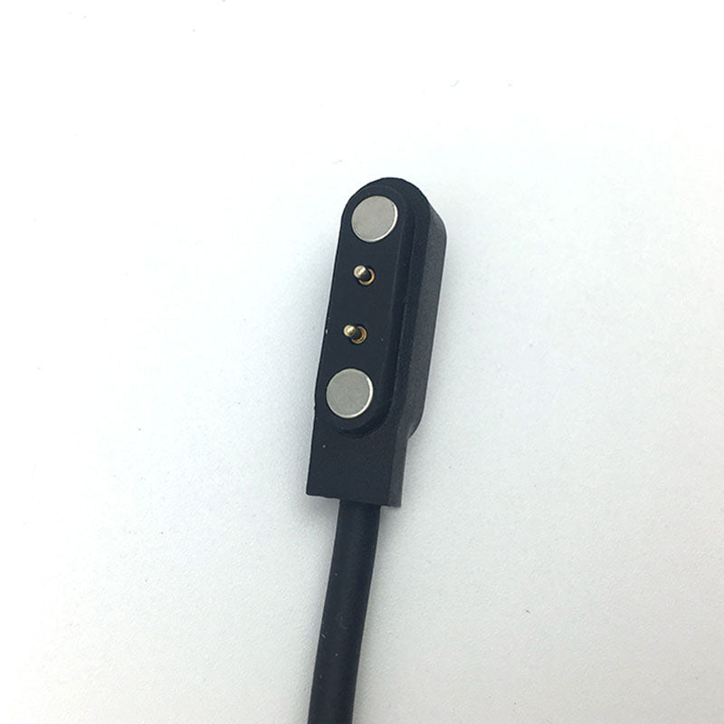 high quality Magnetic Charging Cable wire For ZL02 Smart Watch bracelet 2 Pin Black Power Charger Data Cables