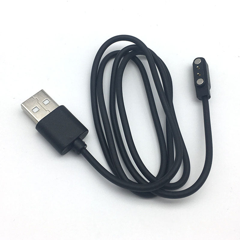 high quality Magnetic Charging Cable wire For ZL02 Smart Watch bracelet 2 Pin Black Power Charger Data Cables