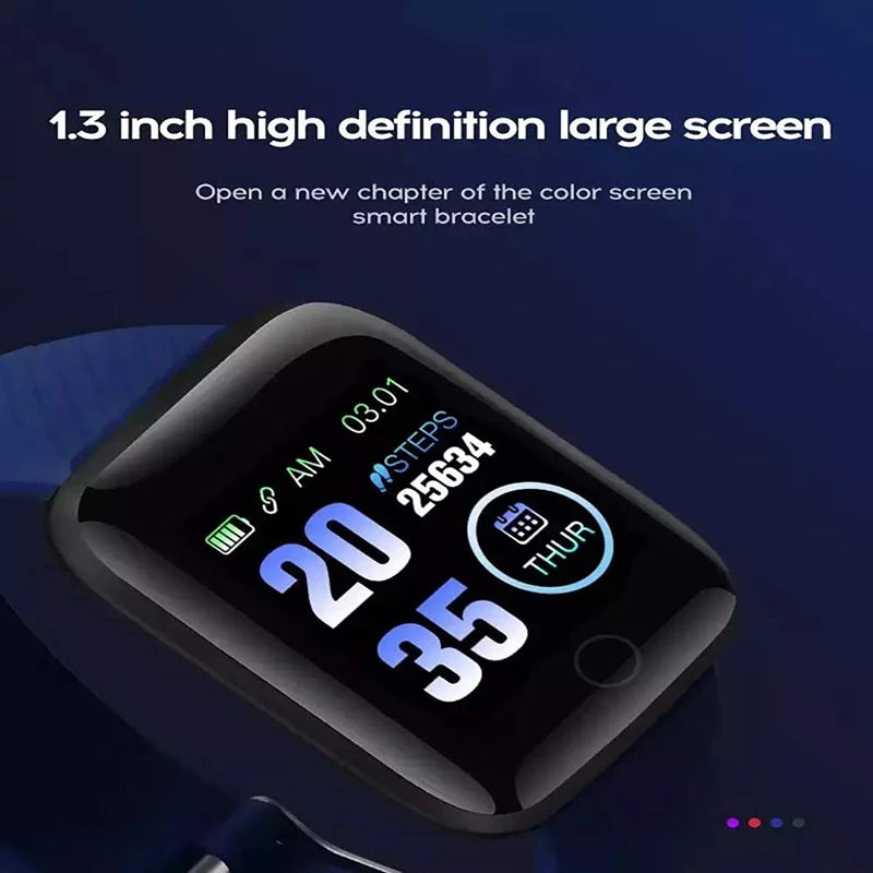 Bluetooth Smart Watch Men Women Blood Pressure Monitor Waterproof Fitness Tracker Bracelet Heart Rate Smartwatch For Android IOS